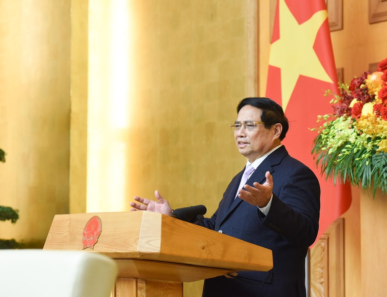 Thủ tướng nêu một số đề xuất, định hướng hợp tác với các doanh nghiệp ASEAN nói chung cũng như đề xuất cụ thể với doanh nghiệp từng nước ASEAN nói riêng - Ảnh: VGP/Nhật Bắc Thủ tướng nêu một số đề xuất, định hướng hợp tác với các doanh nghiệp ASEAN nói chung cũng như đề xuất cụ thể với doanh nghiệp từng nước ASEAN nói riêng - Ảnh: VGP/Nhật Bắc