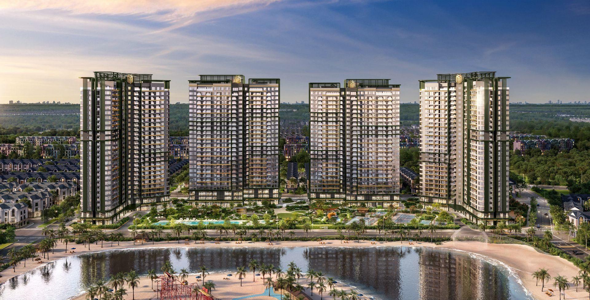 Phối cảnh dự án LUMIÈRE Springbay tại Ocean Park 2 do Masterise Homes phát triển thu hút sự quan tâm lớn từ thị trường