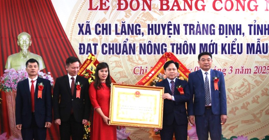 Tràng Định (Lạng Sơn): Có xã đầu tiên đạt chuẩn nông thôn mới kiểu mẫu