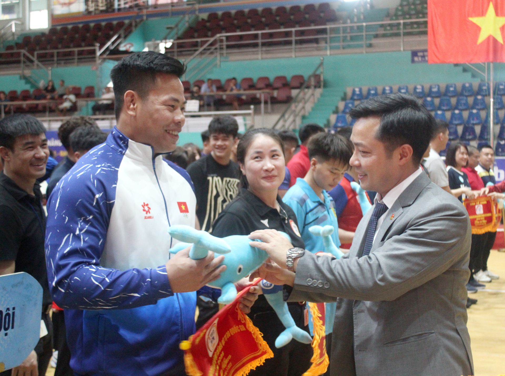 Ông Tạ Đình Đức, Phó chủ tịch kiêm Tổng thư ký Liên đoàn Vật Việt Nam