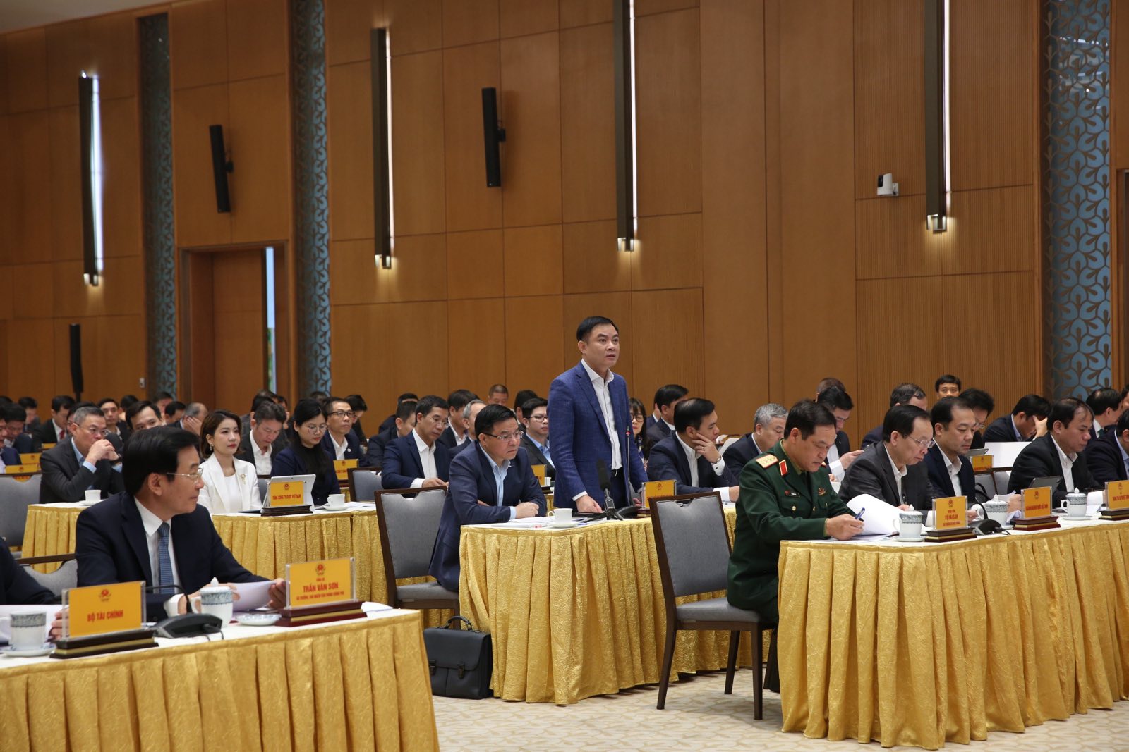 Ông Lê Ngọc Sơn, Tổng Giám đốc Tập đoàn Dầu khí Việt Nam (Petrovietnam) phát biểu tại Hội nghị - Ảnh: VGP/Đình Hải