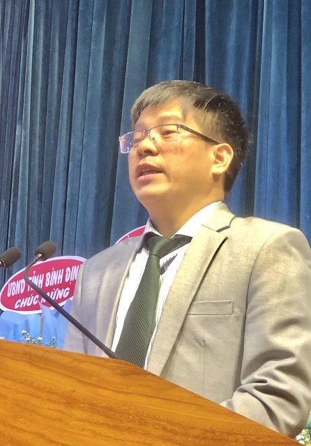 Ông Nguyễn Tuấn Hưng phát biểu tại Đại hội. Ảnh: Viết Hiền Ông Nguyễn Tuấn Hưng phát biểu tại Đại hội. Ảnh: Viết Hiền