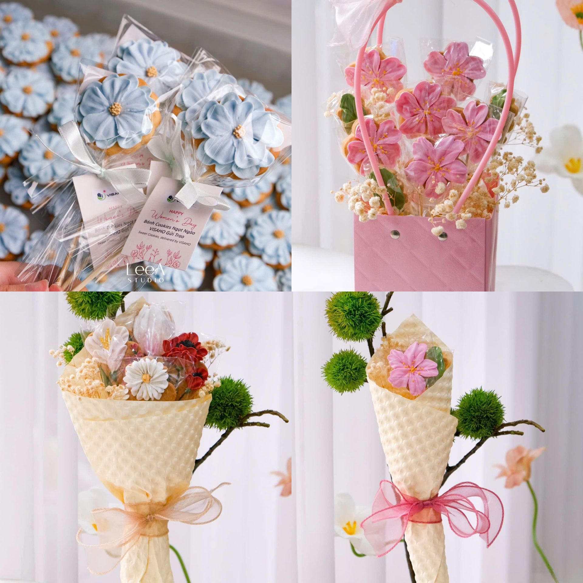 Tạo hình khác lạ, đẹp mắt của sản phẩm bánh cookies nghệ thuật