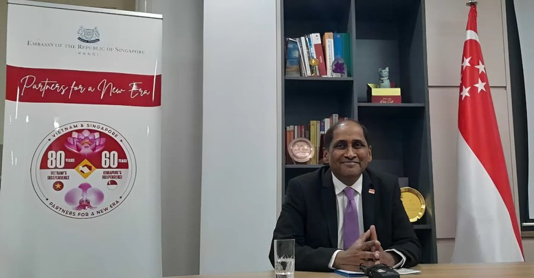 Đại sứ đặc mệnh toàn quyền Cộng hòa Singapore tại Việt Nam Jaya Ratnam Đại sứ đặc mệnh toàn quyền Cộng hòa Singapore tại Việt Nam Jaya Ratnam