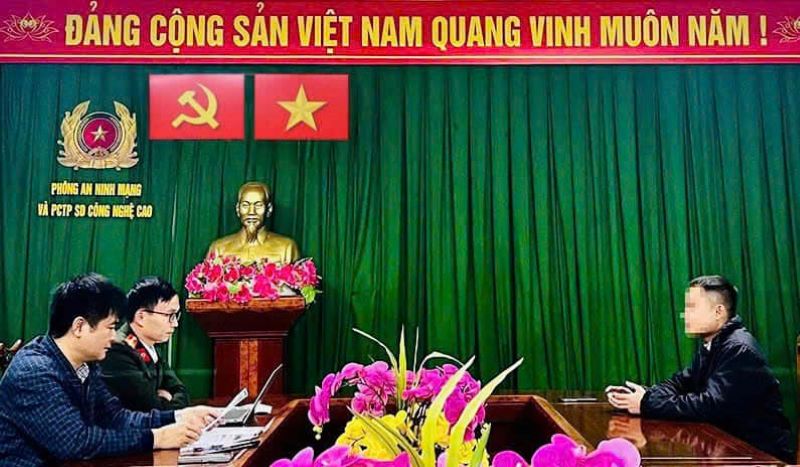 Công an Hà Tĩnh làm việc với T.D.T vì có những bình luận khiếm nhã phân biệt địa phương trên mạng xã hội.