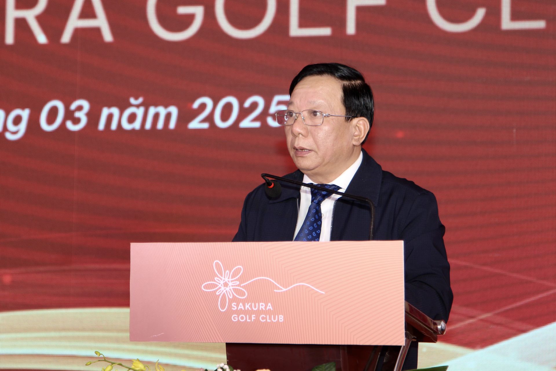 Phó Chủ tịch UBND thành phố Nguyễn Đức Thọ phát biểu tại Lễ khởi công.