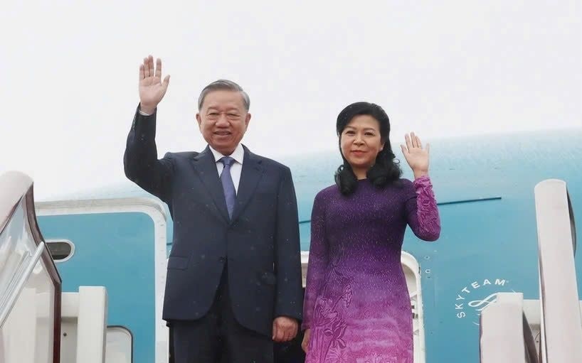 Tổng Bí thư Tô Lâm và Phu nhân lên đường thăm Indonesia, Ban Thư ký ASEAN và Singapore