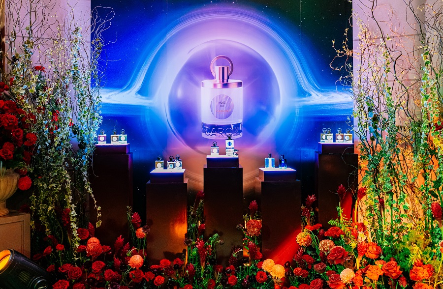 Những sản phẩm nước hoa CARON PARIS nổi bật trong không gian lãng mạn của dạ tiệc