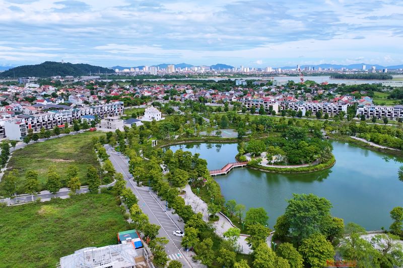 Một góc thị trấn Xuân An, huyện Nghi Xuân.