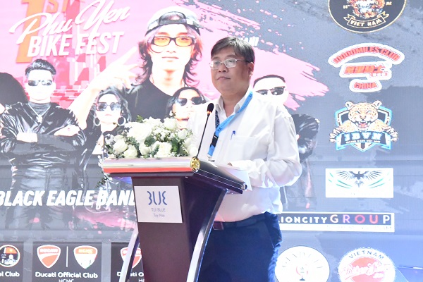 Ông Nguyễn Lê Vũ- Phó Giám đốc sở VHTTDL Phú Yên phát biểu