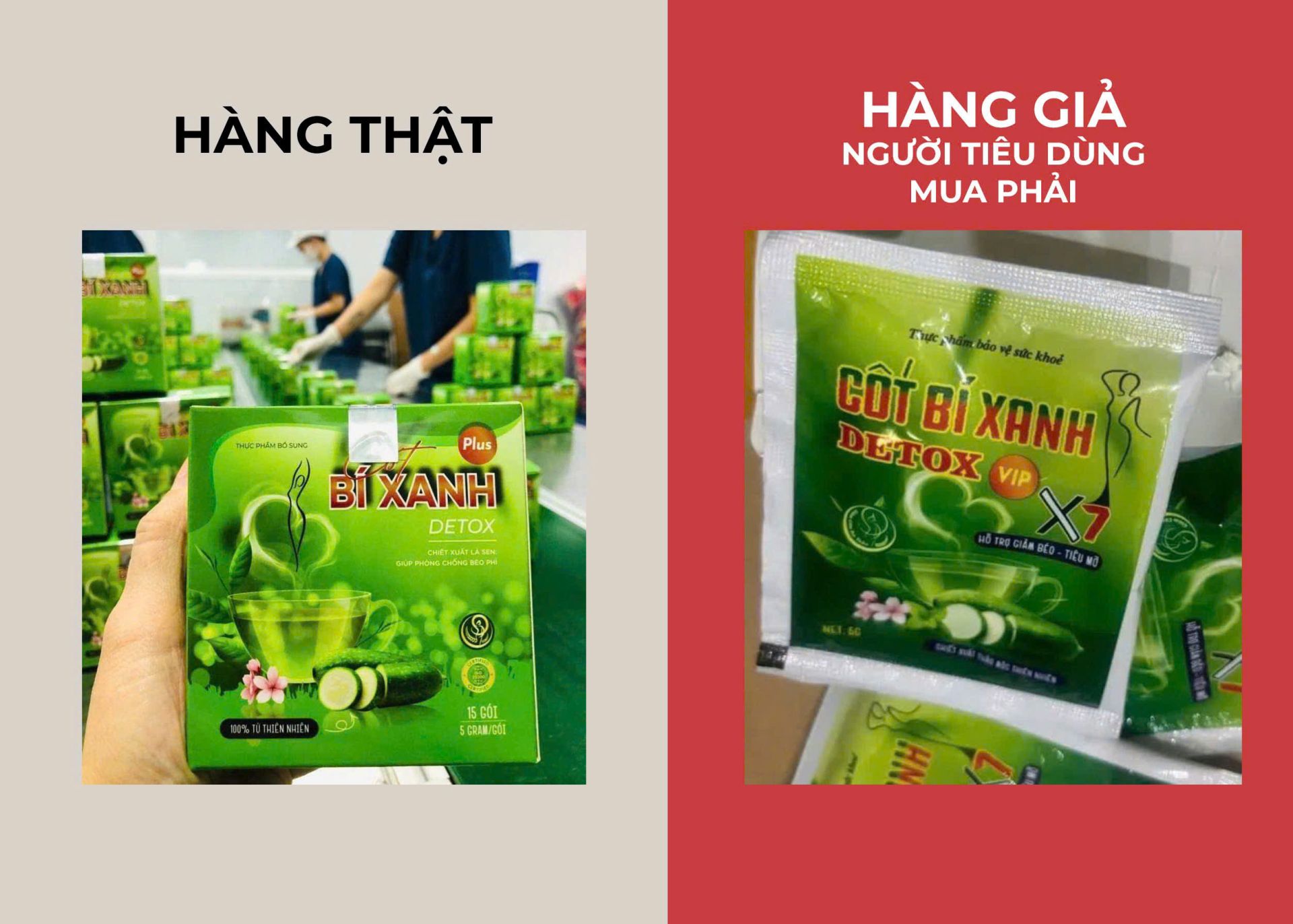 Nhận diện hàng giả và hàng thật