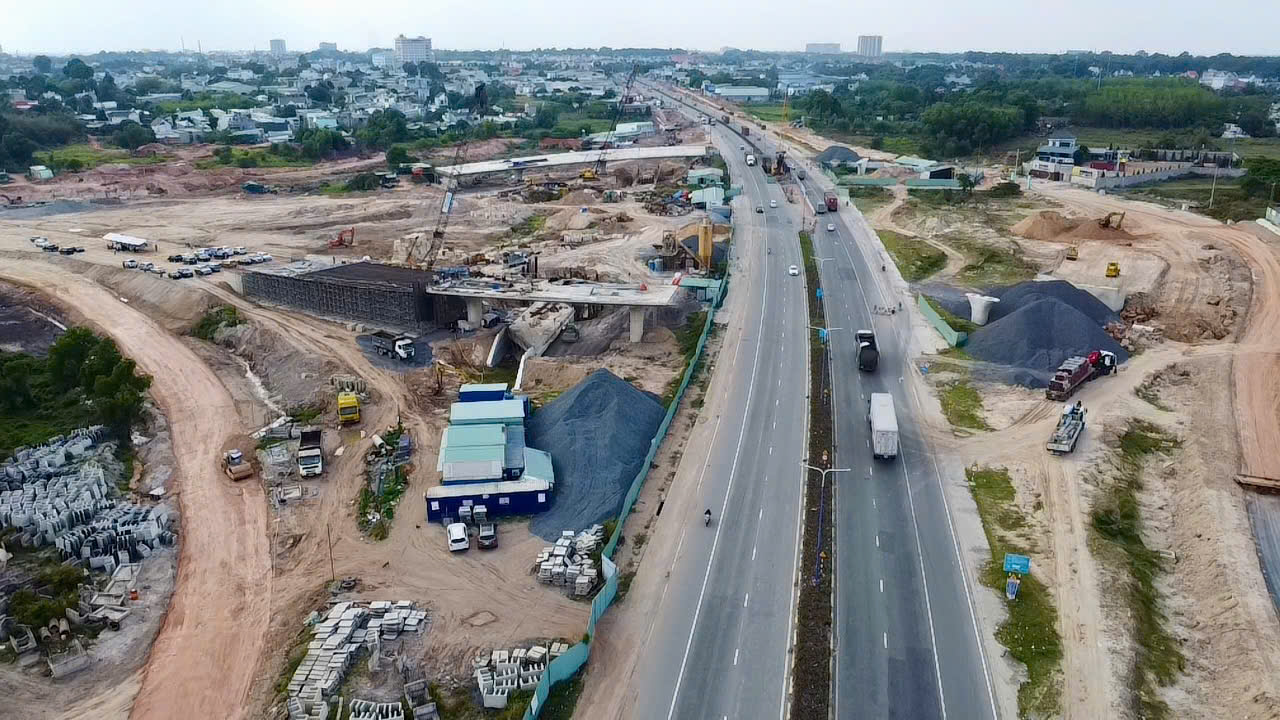 Tiến độ thi công đường Vành đai 3 TP. Hồ Chí Minh đoạn qua Bình Dương đang chậm Tiến độ thi công đường Vành đai 3 TP. Hồ Chí Minh đoạn qua Bình Dương đang chậm