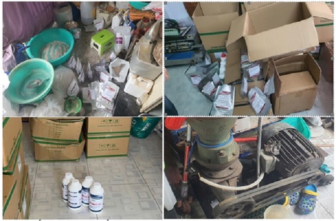 Tang vật vi phạm. Ảnh: Công an An Giang