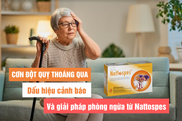 Cơn đột quỵ thoáng qua: Dấu hiệu cảnh báo và giải pháp phòng ngừa từ Nattospes