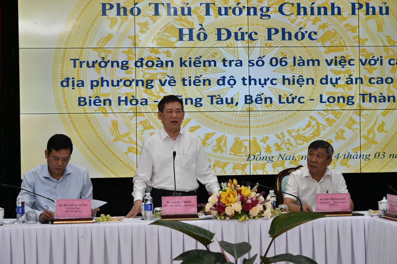 Phó Thủ tướng Hồ Đức Phớc: Phát triển giao thông, cơ sở hạ tầng là 