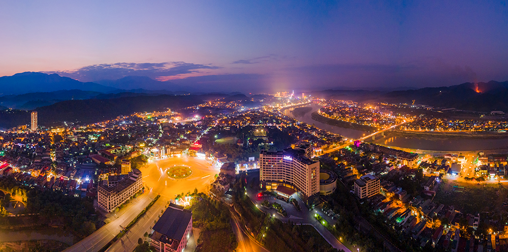 Thành phố Lào Cai hôm nay đã lột xác hoàn toàn so với những ngày đầu thành lập