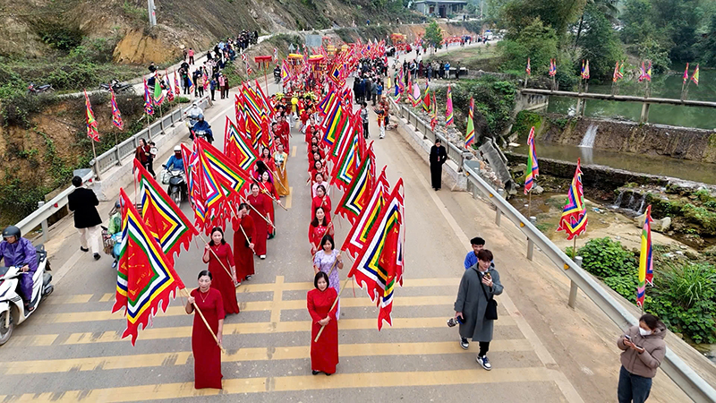Lễ hội được tổ chức thường niên, kéo dài từ ngày 16/2 đến ngày 18/2 âm lịch hằng năm Lễ hội được tổ chức thường niên, kéo dài từ ngày 16/2 đến ngày 18/2 âm lịch hằng năm