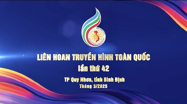 Biểu trưng Liên hoan truyền hình toàn quốc lần thứ 42. Ảnh: Viết Hiền