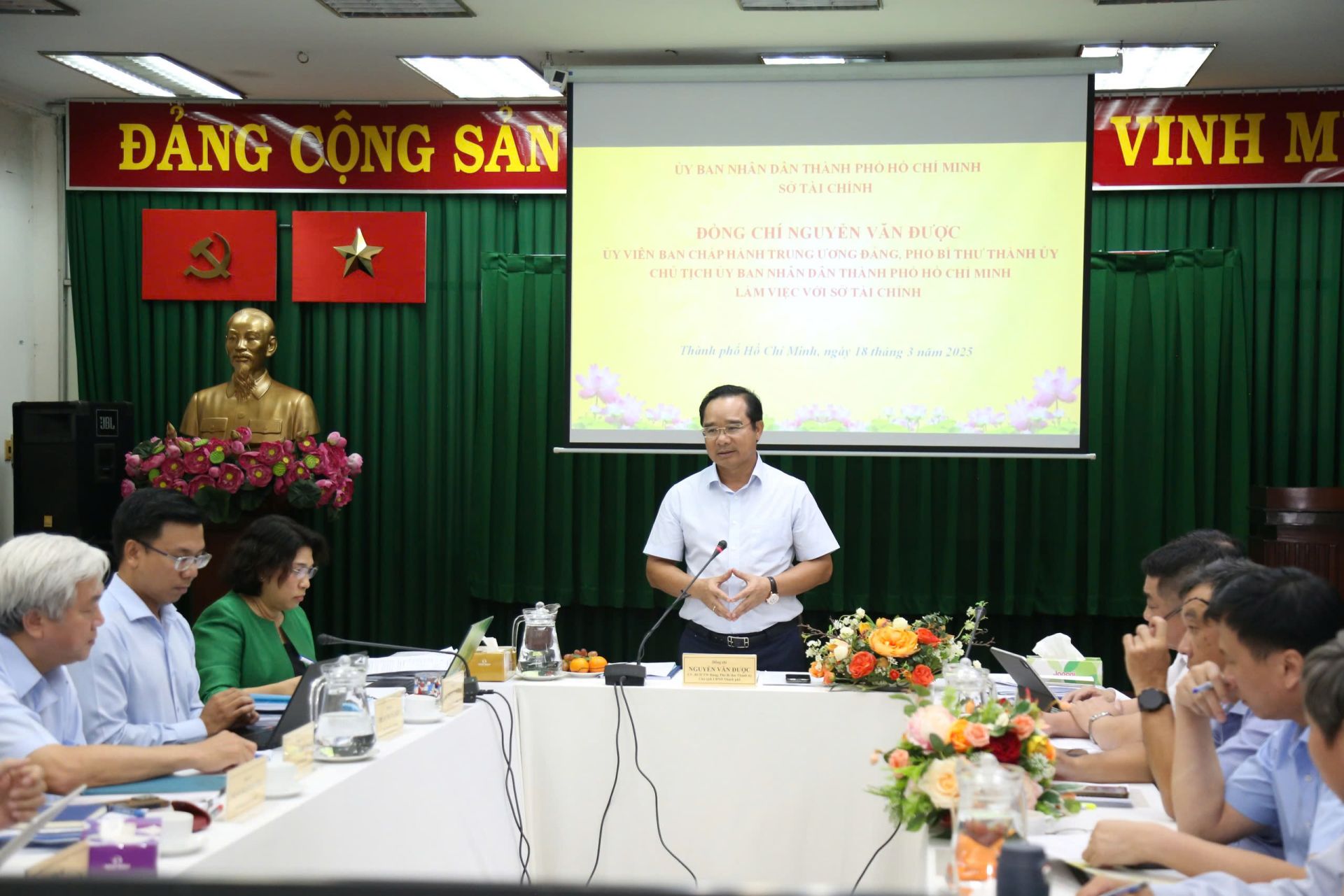 Chủ tịch UBND TP. Hồ Chí minh Nguyễn Văn Được có buổi làm việc với Sở Tài chính về nhiệm vụ, giải pháp năm 2025 Chủ tịch UBND TP. Hồ Chí minh Nguyễn Văn Được có buổi làm việc với Sở Tài chính về nhiệm vụ, giải pháp năm 2025