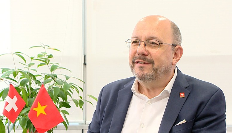 Ông Thomas Gass, Đại sứ Thụy Sĩ tại Việt Nam - Ảnh: VGP/Quang Thương