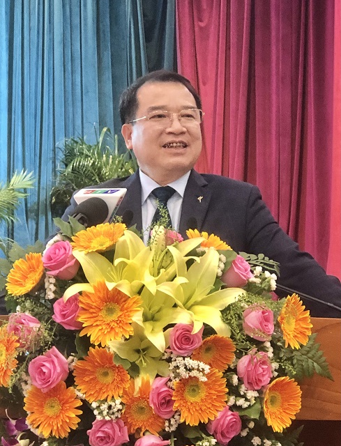 Ông Hà Văn Siêu phát biểu tại Hội thảo. Ảnh: VH