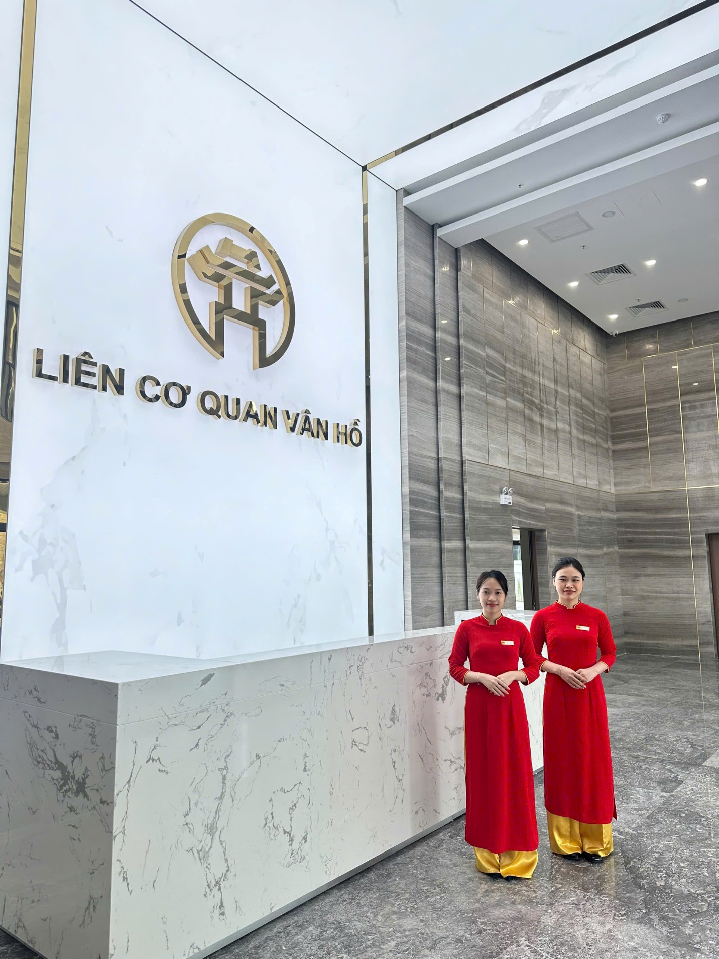 Bộ phận lễ tân tại dự án Bộ phận lễ tân tại dự án