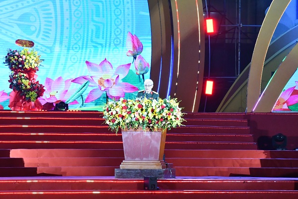 Đại biểu Hội Cựu chiến binh phát biểu