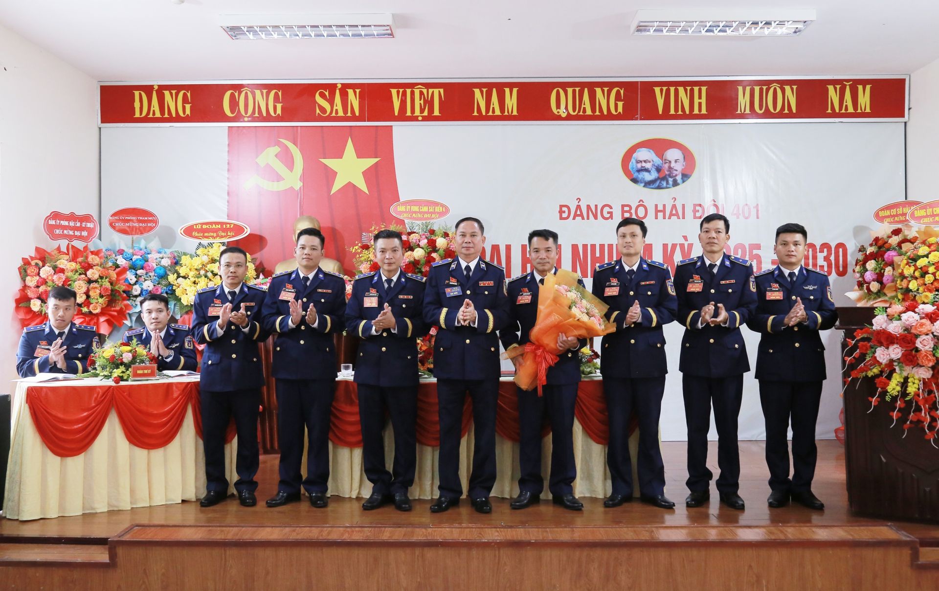 Đảng bộ Hải đội 401 tổ chức thành công Đại hội nhiệm kỳ 2025-2030
