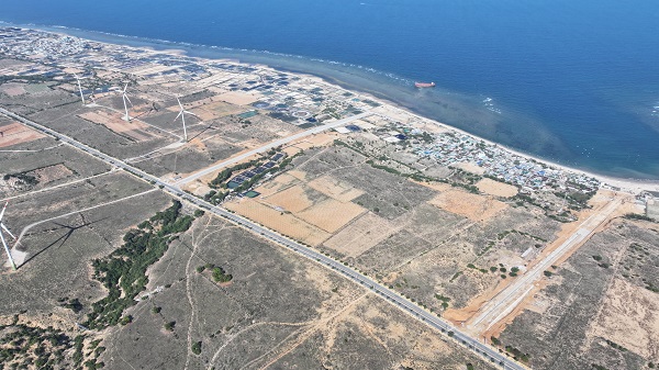 Xã Phước Dinh, huyện Thuận Nam, nơi sẽ xây dựng Nhà máy điện hạt nhân Ninh Thuận 1