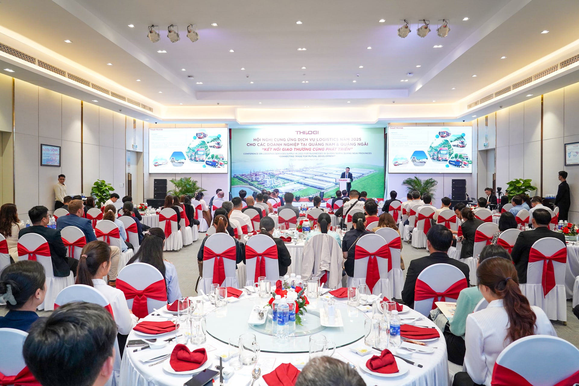 Ngày 28/3, THILOGI tổ chức Hội nghị cung ứng dịch vụ logistics năm 2025 cho các doanh nghiệp tại Quảng Nam, Quảng Ngãi
