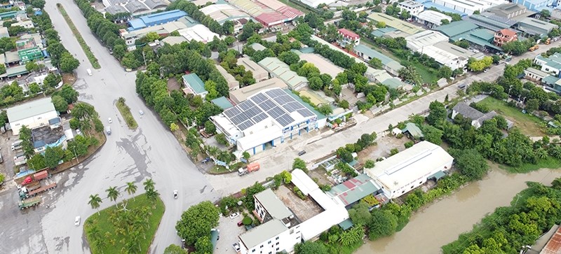 KCN Đình Hương - Tây Bắc Ga đầu tư điện mặt trời áp mái phục vụ sản xuất, kinh doanh.