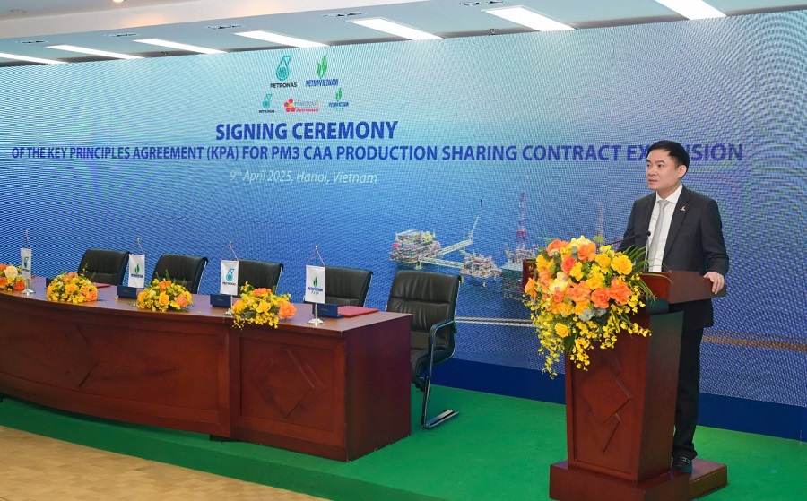 Tổng Giám đốc Petrovietnam Lê Ngọc Sơn khẳng định việc gia hạn PSC Lô PM3 CAA là một quyết định mang tính chiến lược quan trọng Tổng Giám đốc Petrovietnam Lê Ngọc Sơn khẳng định việc gia hạn PSC Lô PM3 CAA là một quyết định mang tính chiến lược quan trọng