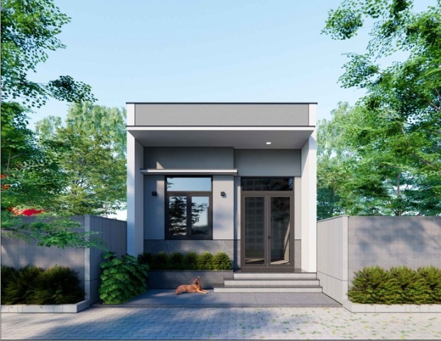 Mẫu nhà số 2 (diện tích 50m2) do Viện Quy hoạch xây dựng Đà Nẵng thiết kế Mẫu nhà số 2 (diện tích 50m2) do Viện Quy hoạch xây dựng Đà Nẵng thiết kế