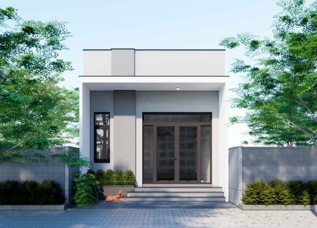 Mẫu nhà số 3 (diện tích 40m2) do Viện Quy hoạch xây dựng Đà Nẵng thiết kế Mẫu nhà số 3 (diện tích 40m2) do Viện Quy hoạch xây dựng Đà Nẵng thiết kế