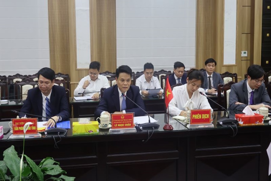 hủ tịch UBND tỉnh Hải Dương Lê Ngọc Châu phát biểu tại buổi làm việc