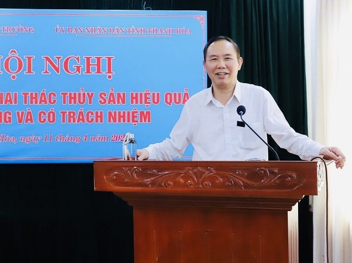 Thứ trưởng Bộ NN&MT Phùng Đức Tiến phát biểu kết luận hội nghị.