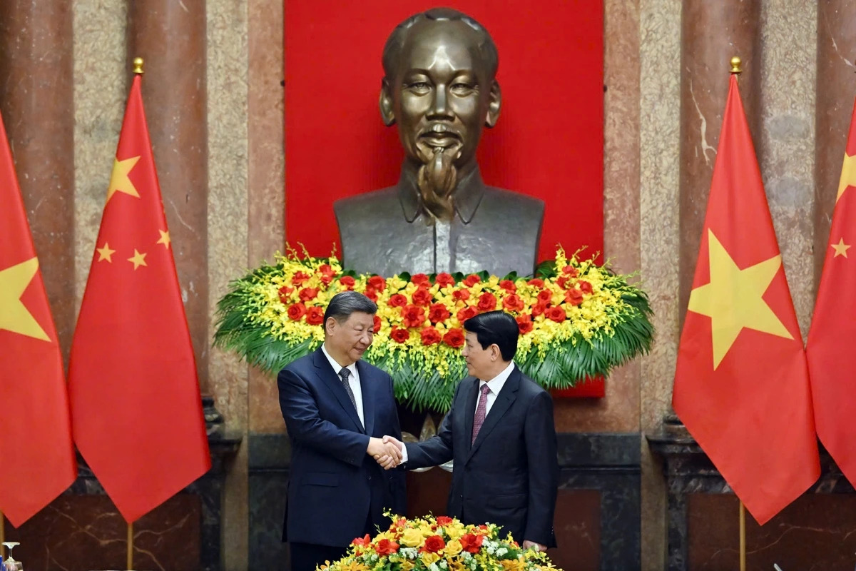 Chủ tịch nước Lương Cường hội đàm với Tổng Bí thư, Chủ tịch nước Trung Quốc Tập Cận Bình Chủ tịch nước Lương Cường hội đàm với Tổng Bí thư, Chủ tịch nước Trung Quốc Tập Cận Bình