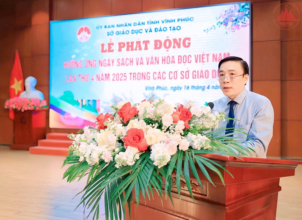 Phó Giám đốc Sở GDĐT Phạm Khương Duy phát biểu tại lễ phát động. Phó Giám đốc Sở GDĐT Phạm Khương Duy phát biểu tại lễ phát động.