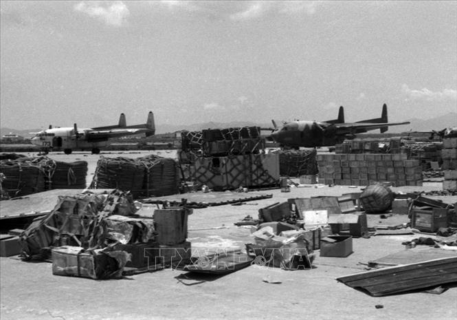 Quân giải phóng đánh chiếm sân bay Thành Sơn (Ninh Thuận). Ảnh tư liệu: Đinh Quang Thành/TTXVN