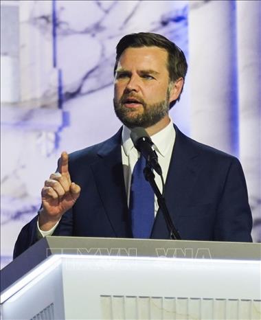 Phó Tổng thống Mỹ JD Vance. Ảnh: Kyodo/TTXVN Phó Tổng thống Mỹ JD Vance. Ảnh: Kyodo/TTXVN