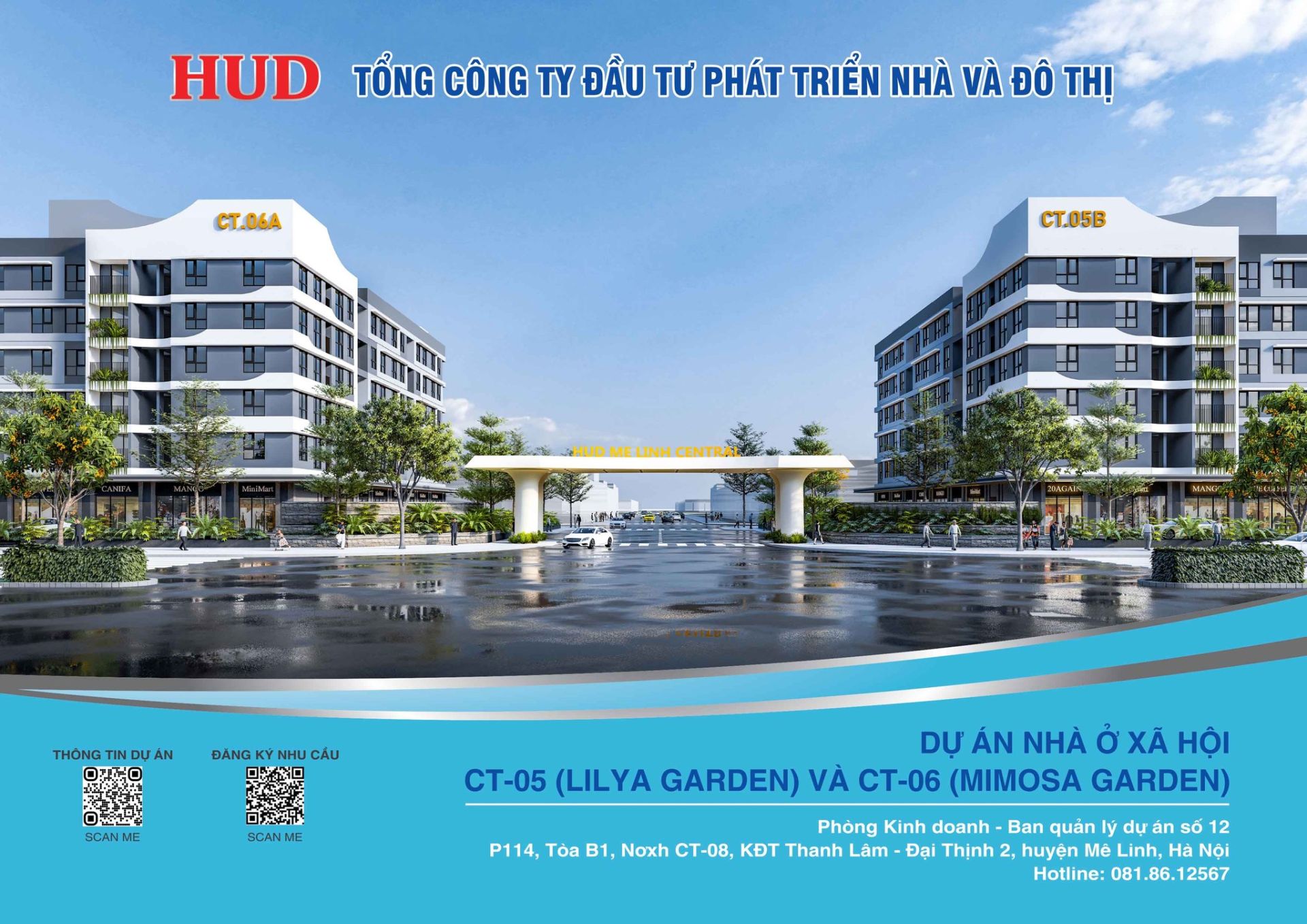 Dự án NƠXH CT-05, CT-06 thuộc Khu đô thị Thanh Lâm - Đai Thịnh 2, huyện Mê Linh, thành phố Hà Nội Dự án NƠXH CT-05, CT-06 thuộc Khu đô thị Thanh Lâm - Đai Thịnh 2, huyện Mê Linh, thành phố Hà Nội