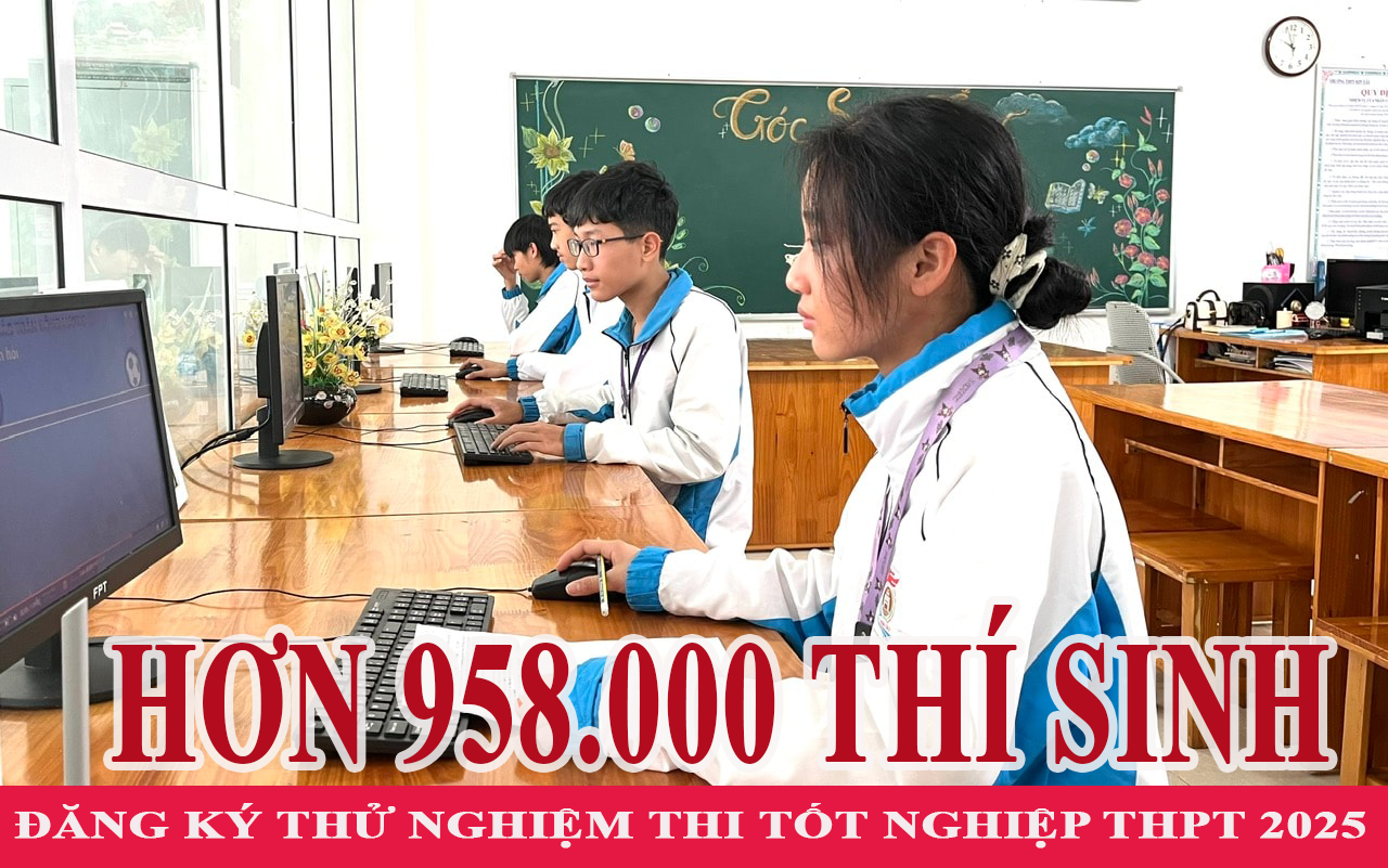 Kết thúc đợt thử đăng ký dự thi tốt nghiệp THPT: Có hơn 958.000 thí sinh thử đăng ký
