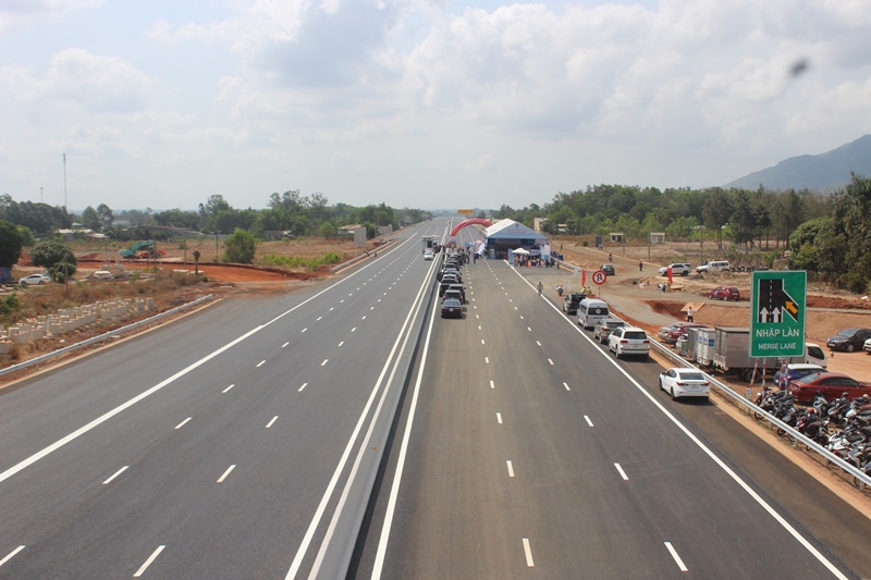Hình ảnh cao tốc thành phần 3 tại địa phận tỉnh Bà Rịa - Vũng Tàu