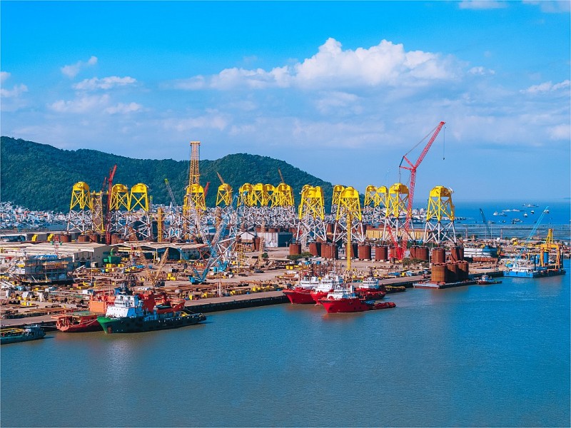 Chân đế điện gió ngoài khơi dự án Greater Changhua 2b&4 (CHW2204) do PTSC chế tạo Chân đế điện gió ngoài khơi dự án Greater Changhua 2b&4 (CHW2204) do PTSC chế tạo