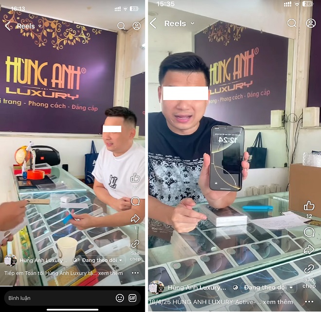Liên tục xuất hiện các video bán hàng công khai