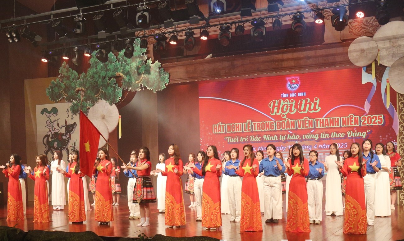 Phần dự thi của Đoàn Trường Cao đẳng Sư phạm Bắc NInh.