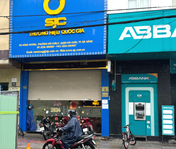 Cửa hàng SJC tại số 193 Hùng Vương, quận Hải Châu, TP. Đà Nẵng Cửa hàng SJC tại số 193 Hùng Vương, quận Hải Châu, TP. Đà Nẵng
