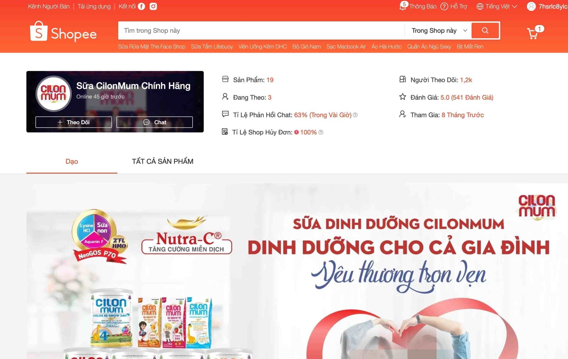 Nhiều cửa hàng online vẫn rao bán các sản phẩm sữa giả do Công ty Cổ phần Dược quốc tế Rance Pharma sản xuất. Ảnh chụp màn hình. Nhiều cửa hàng online vẫn rao bán các sản phẩm sữa giả do Công ty Cổ phần Dược quốc tế Rance Pharma sản xuất. Ảnh chụp màn hình.
