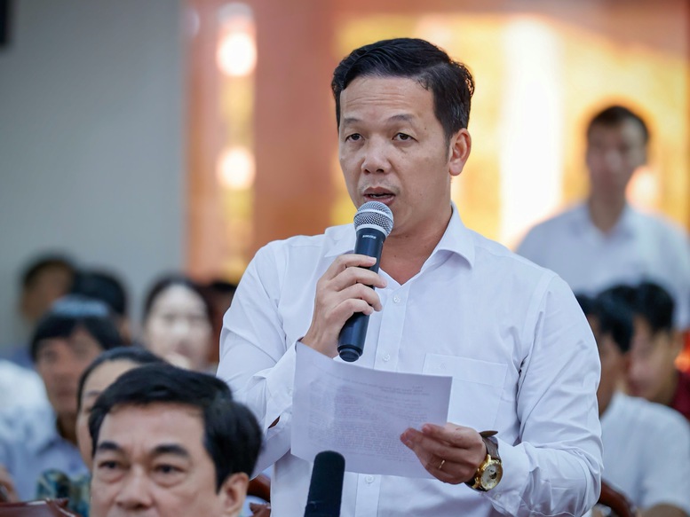 Cử tri Phạm Hoàng Nghi phát biểu tại hội nghị - Ảnh: VGP/Nhật Bắc Cử tri Phạm Hoàng Nghi phát biểu tại hội nghị - Ảnh: VGP/Nhật Bắc