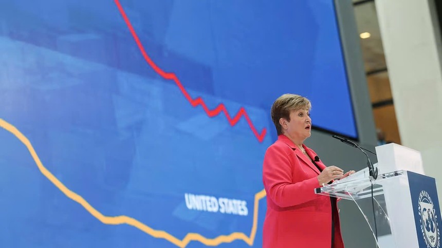 Bà Kristalina Georgieva, Giám đốc điều hành của Quỹ Tiền tệ Quốc tế (IMF) Bà Kristalina Georgieva, Giám đốc điều hành của Quỹ Tiền tệ Quốc tế (IMF)